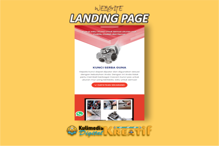 Landingpage Marketing Produk