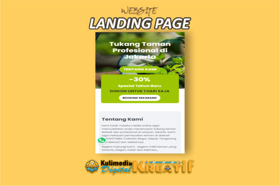 Landingpage Marketing Jasa